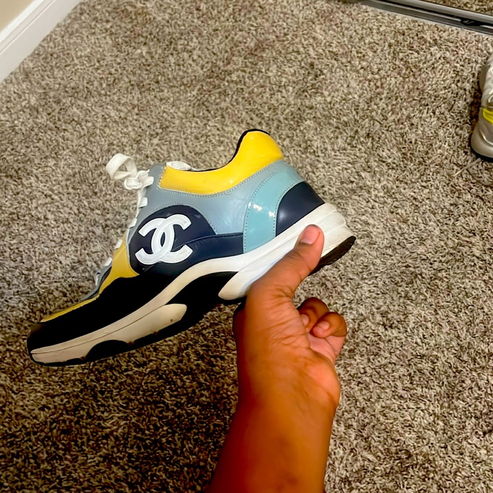 Chanel low top trainers